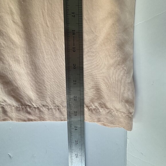 Laura Martin Collection‎ Tank Top Womens M Peach 100% Silk Sleeveless Minimalist - Picture 9 of 10